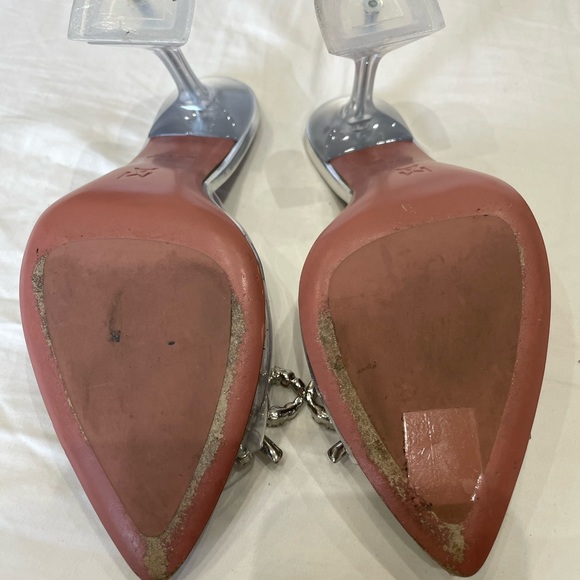 Authentic Amina Muaddi Rosie Glass Slipper. Worn once. - Picture 4 of 5